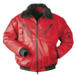 Pilotenjacke rot