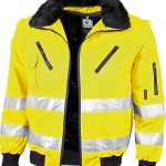 Pilotenjacke gelb signal